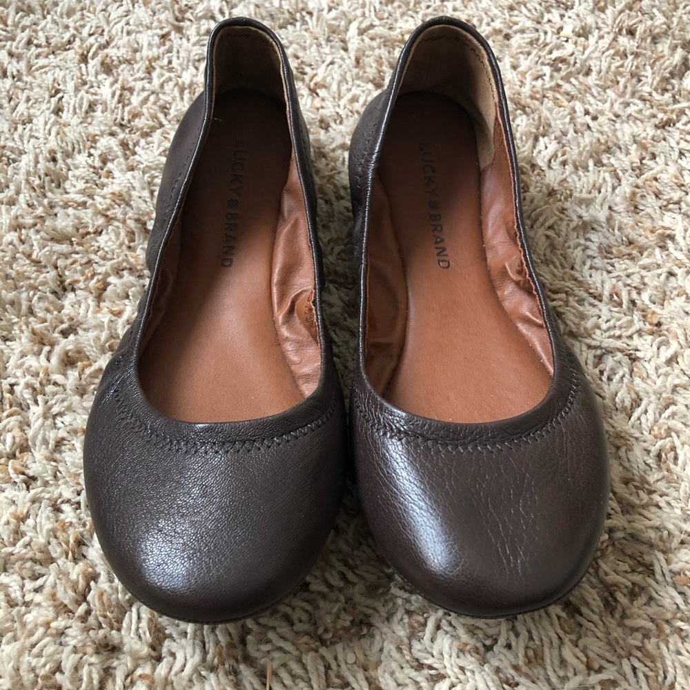 Brand New Lucky Brand Brown Emmie Flats
